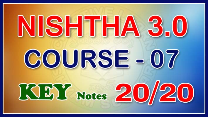 NISHTHA 3.0 COURSE - 07