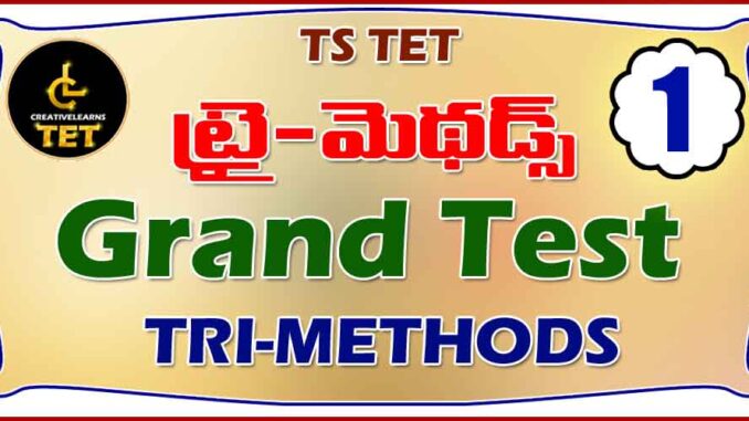 TS TET TRI-METHODS GRAND PT 1