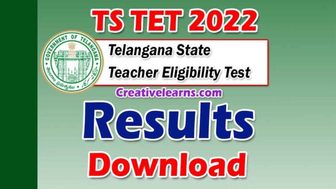 TS TET 2022 Results