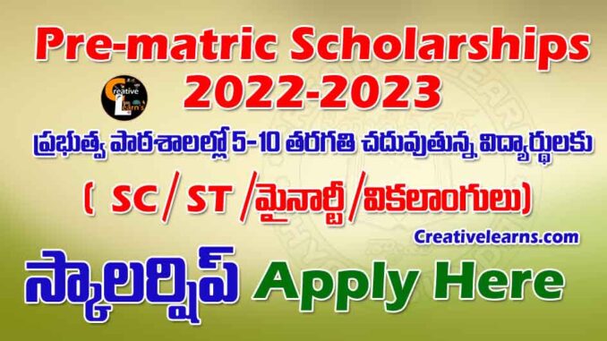 Pre-Metric Scholarships