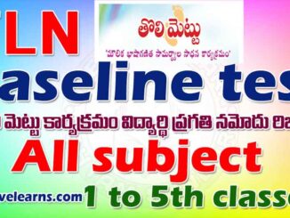 FLN Baseline test 1 to 5th classes All Subjects