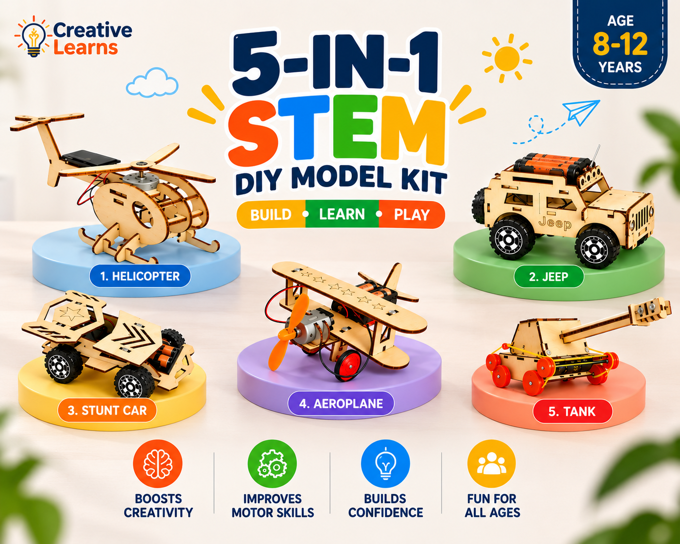 creative learns™ hands on learning builder kit