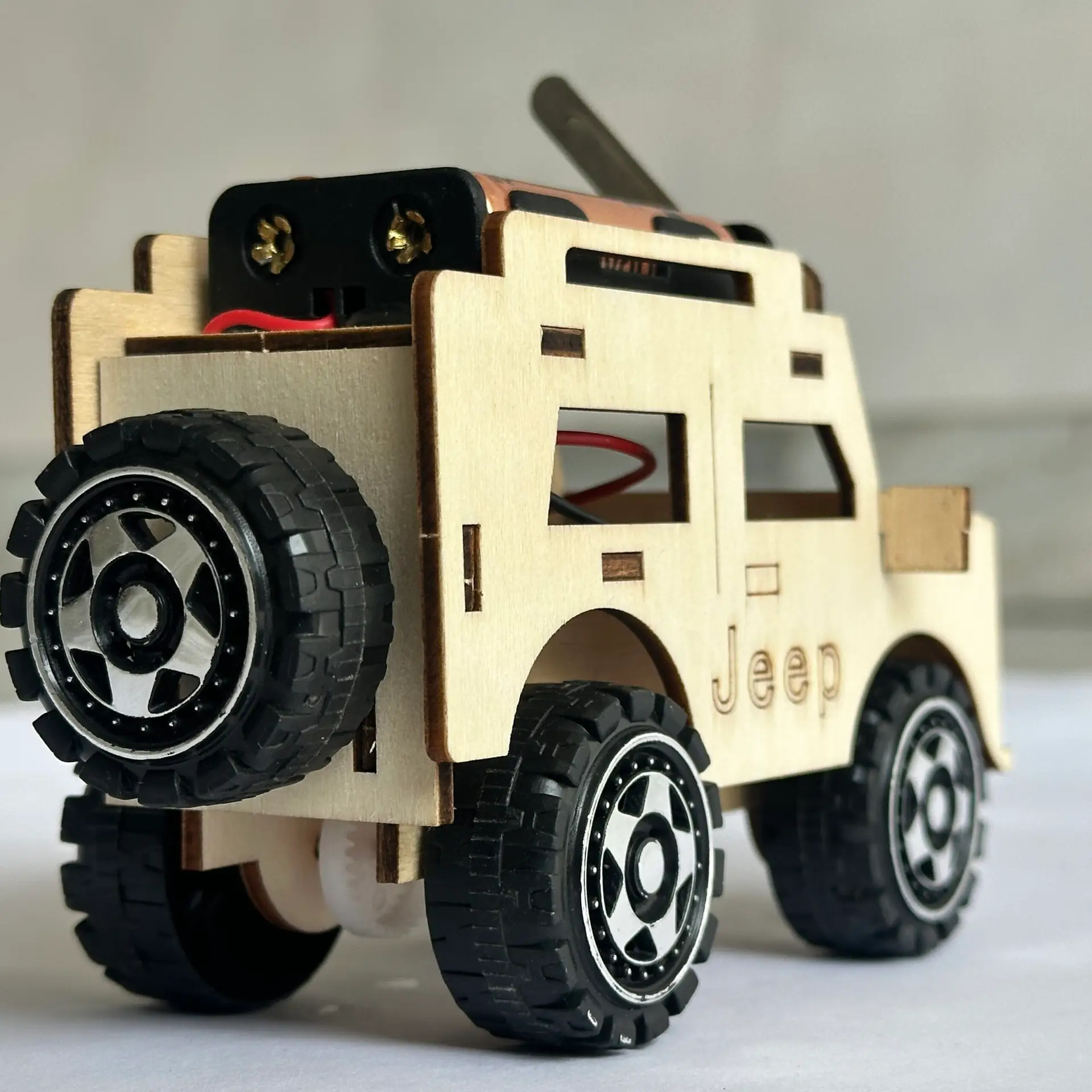 diy electric wooden jeep stem kit for kids diy electric wooden jeep stem kit for kids