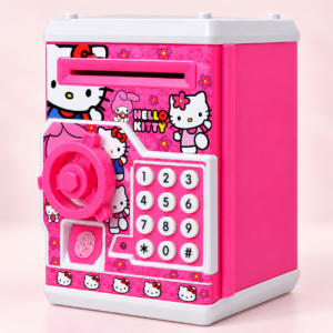 my first atm bank – password protected piggy bank for kids