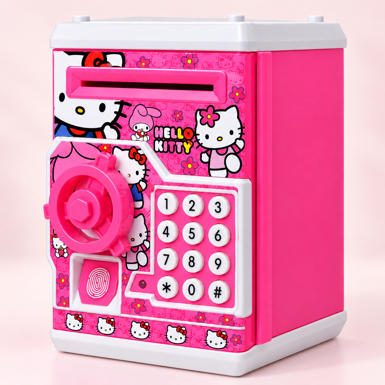 my first atm bank – password protected piggy bank for kids